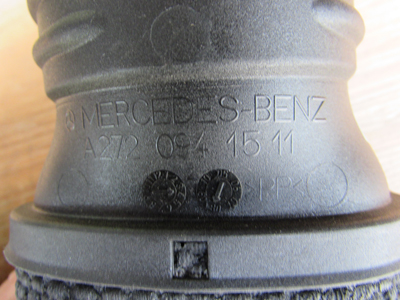 Mercedes R171 Air Filter Tubes Hoses A2720941411 SLK280 SLK300 SLK350 SLK555